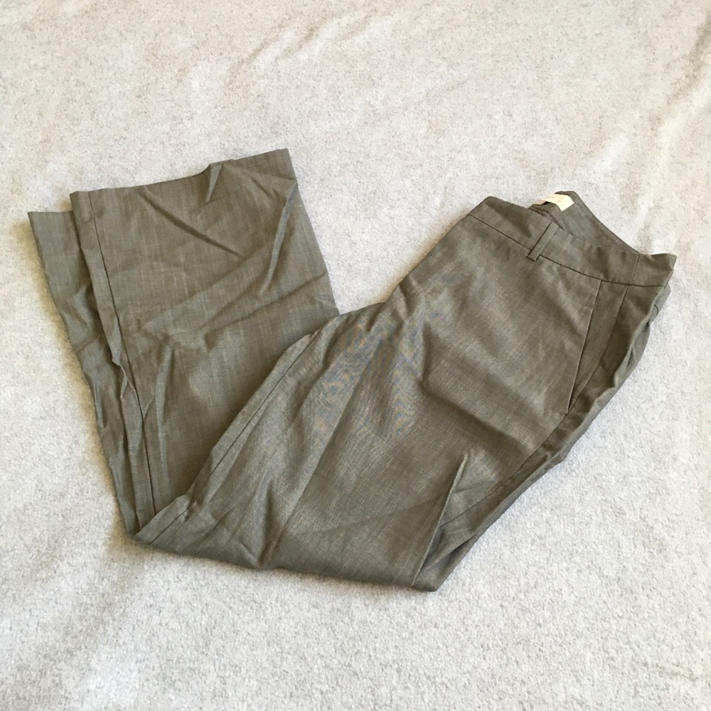Loft Petite Gray Wool Dress Pants Size 6p